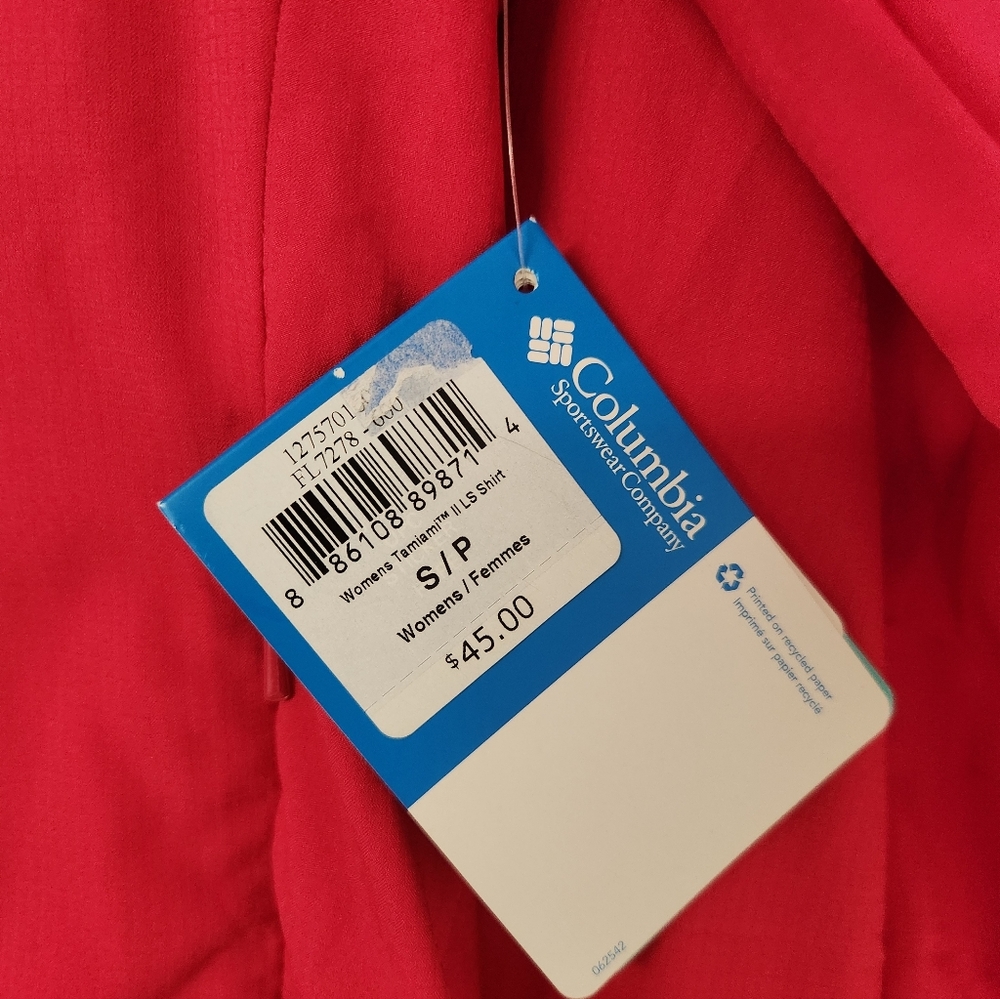 NWT Columbia Tamiami Button Up Shirt Sz S - Picture 5 of 7